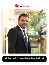 Mohamed Azharudeen Peediyekkal